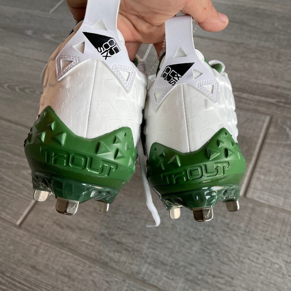 Nike Force Zoom Trout 6 Baseball Cleats Green 11.5 - Picture 7 of 11